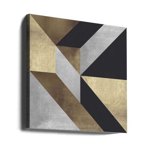 Wall art Golden Geometry