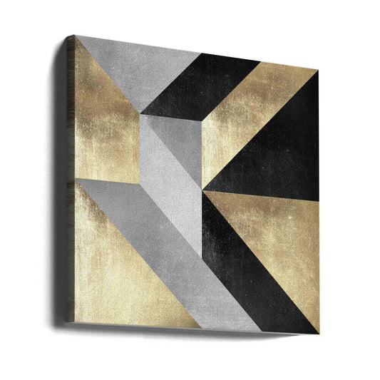 Wall art Gold Geometry