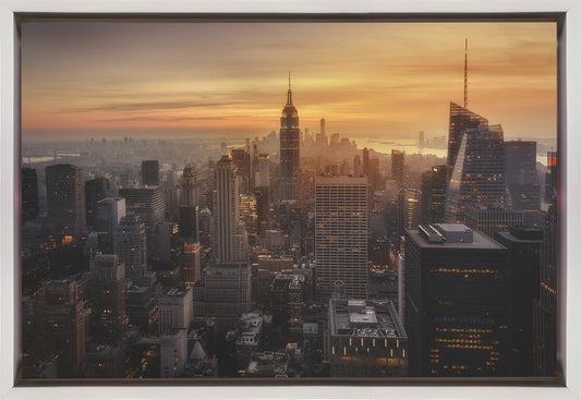  Manhattan's light Wall Artwork Gallery Wrapped (Ready to Hang)