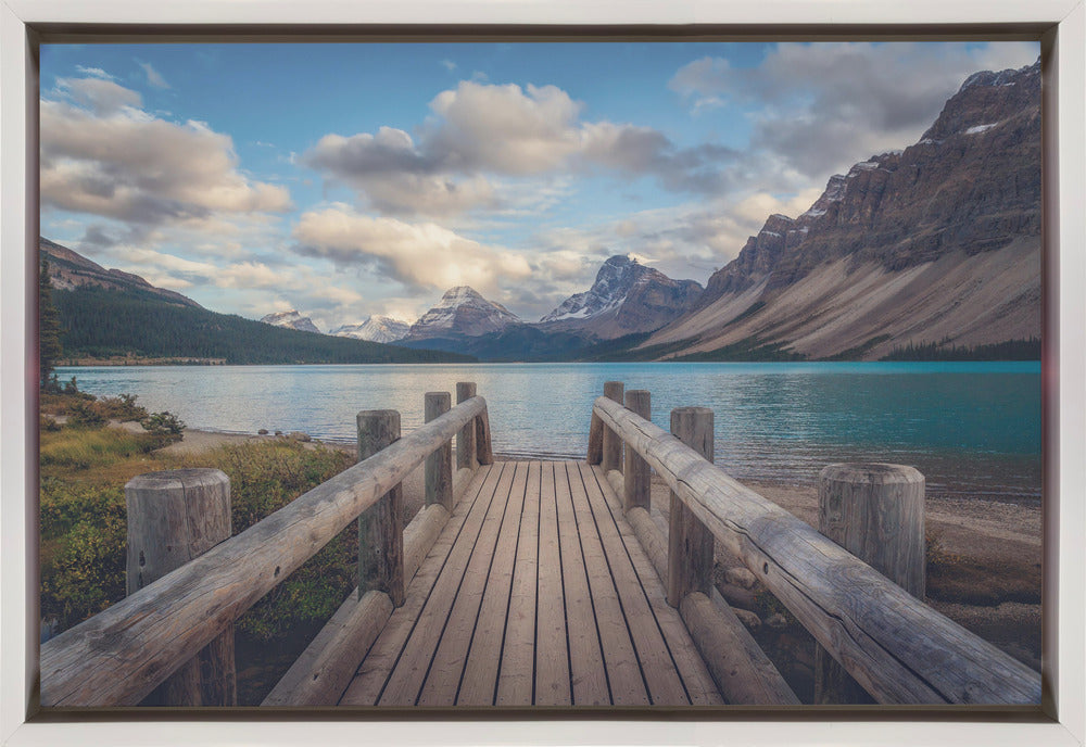  The Bridge Wall Artwork In Black Floating Frame