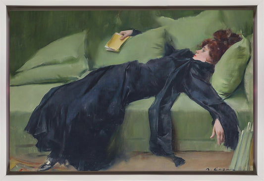  Jove Decadent Wall Artwork In Black Floating Frame