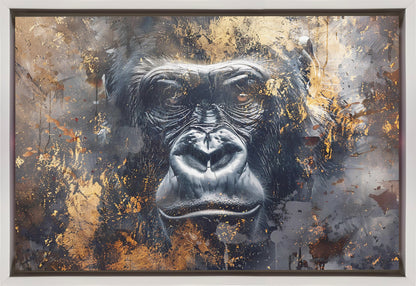  Animal Vintage Art Illustration Wallart 03 Wall Artwork In Black Floating Frame