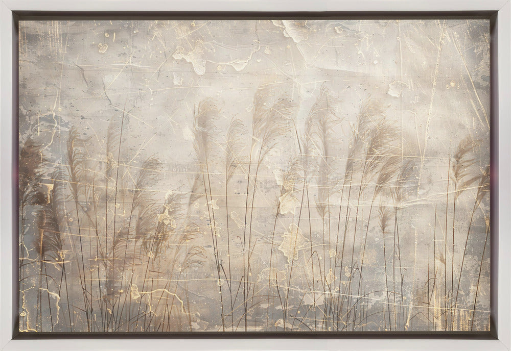  Jungle Leaves Art Illustration Wallart 40 Wall Artwork In Black Floating Frame