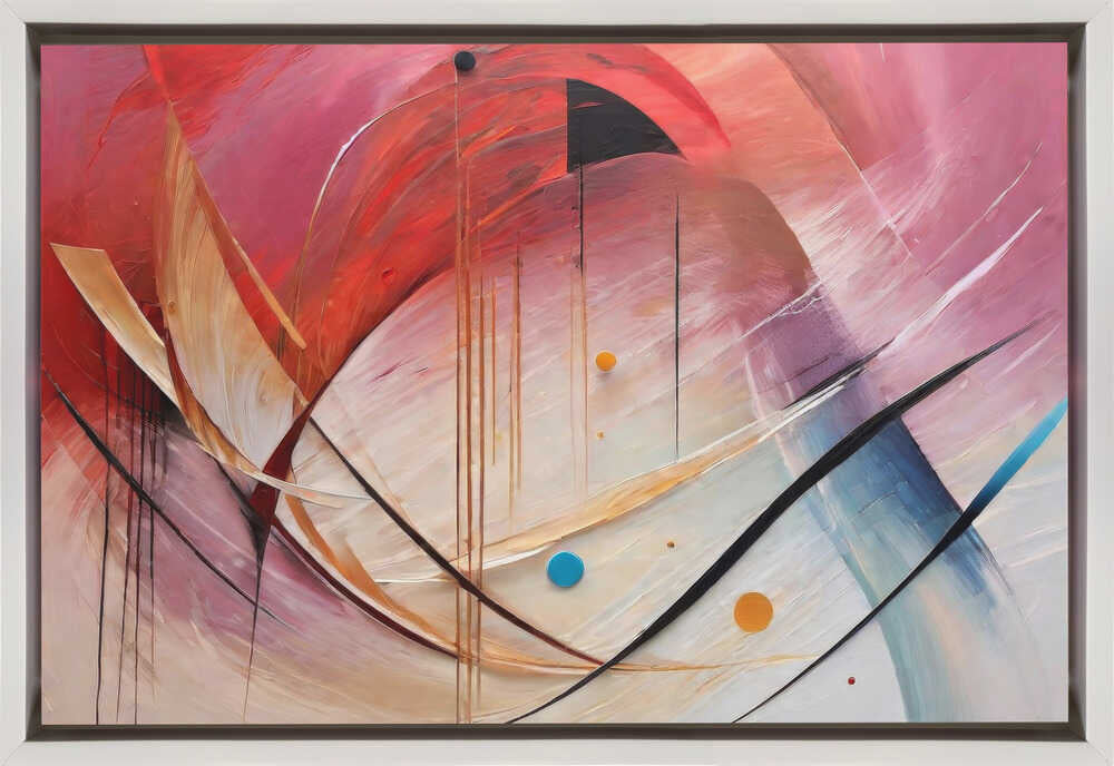 Wall art Vibrant Swirls and Curves