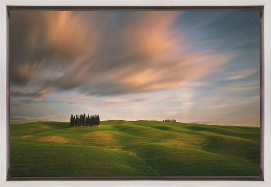 Artwork Fields...36X24inches- Black Frame