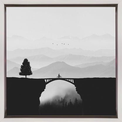  Dream vacation Wall Artwork In Black Floating Frame