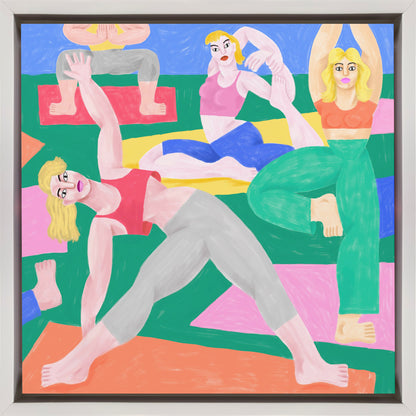  CeÃŒÂpeÃŒÂ  Yoga Ga Wall Artwork In Black Floating Frame