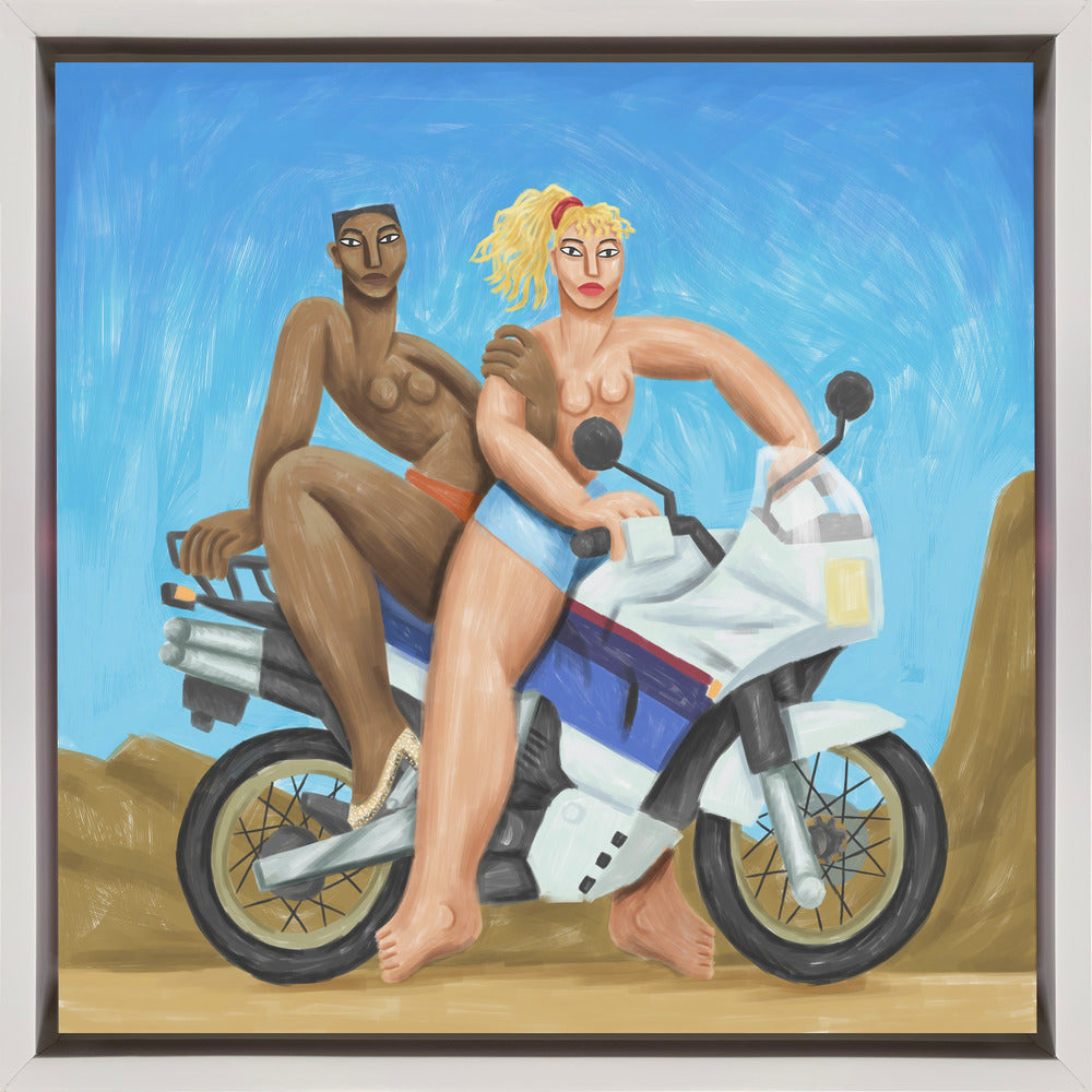  CeÃŒÂpeÃŒÂ Free Wheel 2 Wall Artwork In Black Floating Frame
