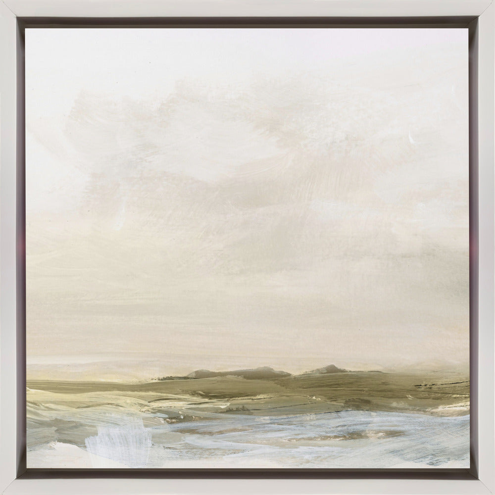  Coastal Break Wall Artwork In Black Floating Frame