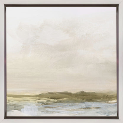  Coastal Break Wall Artwork In Black Floating Frame