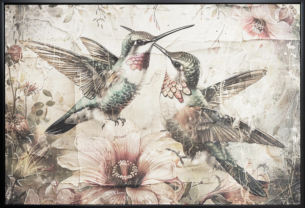  Bird Birds Animal Vintage Art Illustration Wallart 10 Wall Artwork In White Floating Fame