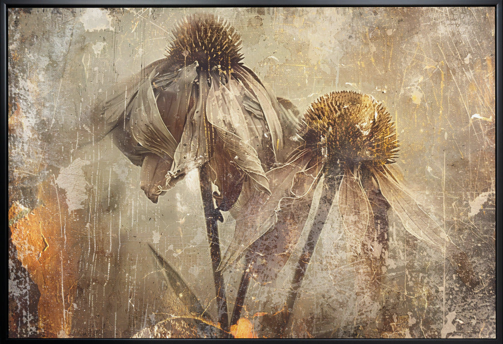  Flower Floral Art Illustration Wallart 082 Wall Artwork Gallery Wrapped (Ready to Hang)