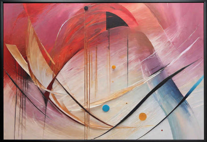 Wall art Vibrant Swirls and Curves