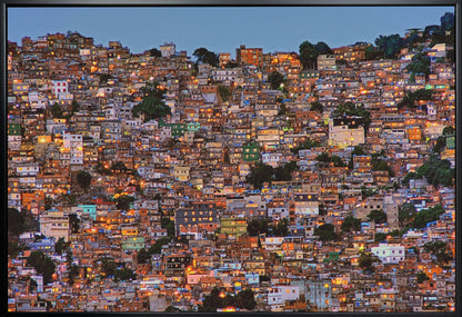 Wall Art Nightfall in the Favela da Rocinha