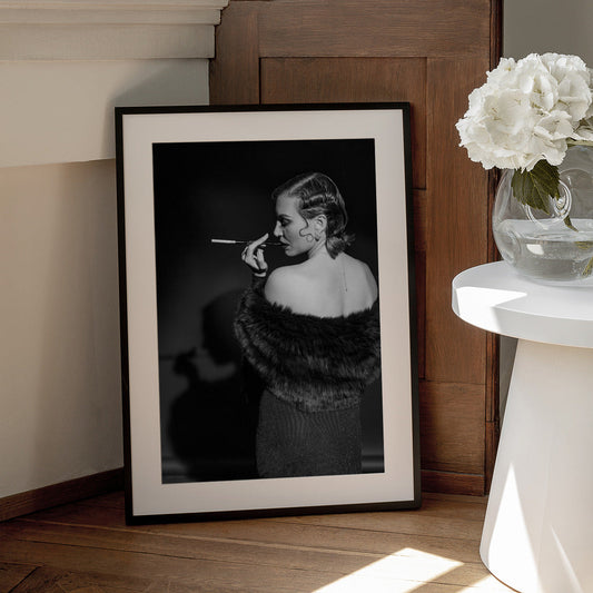 Artwork- Portrait-16X20inches-In Black Floating Frame