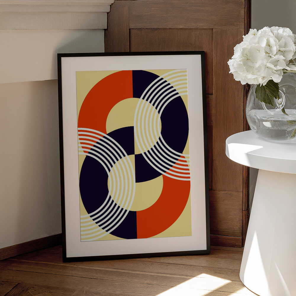 Wall art Interwoven Circles