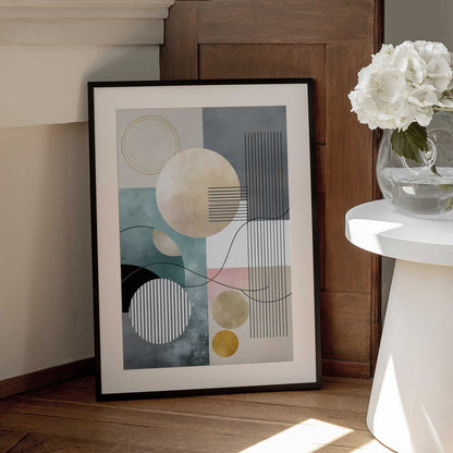 Wall art Pastel Geometry Collage