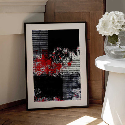 Wall art Crimson Echoes