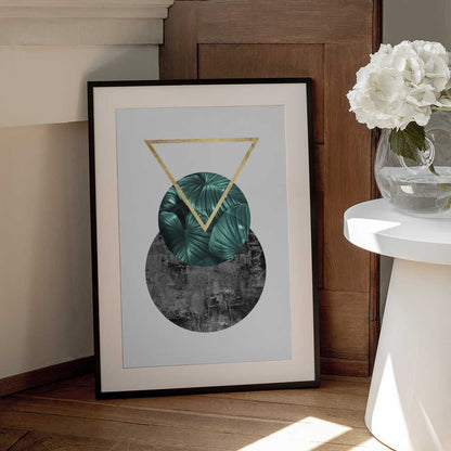 Wall art Botanical and geometric Shape