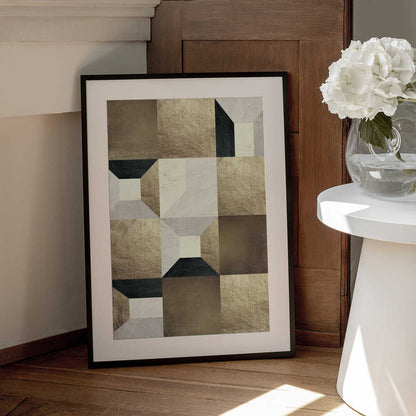 Wall art Geometric Gold Rhythm