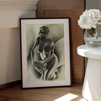 Wall art Cubist Style Nude Figure