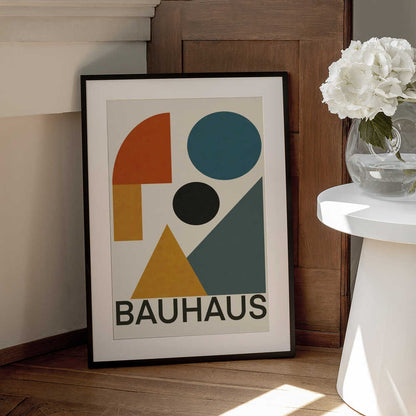 Wall art Geometric Bauhaus Composition