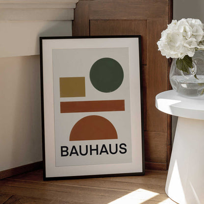 Wall art Bauhaus Geometric minimal 04