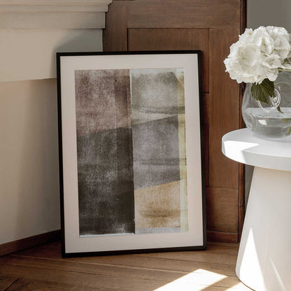 Wall art Earth Tones Texture Shapes