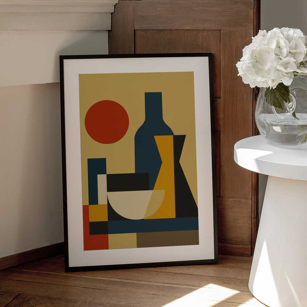 Wall art Geometric Still Life Composition 02