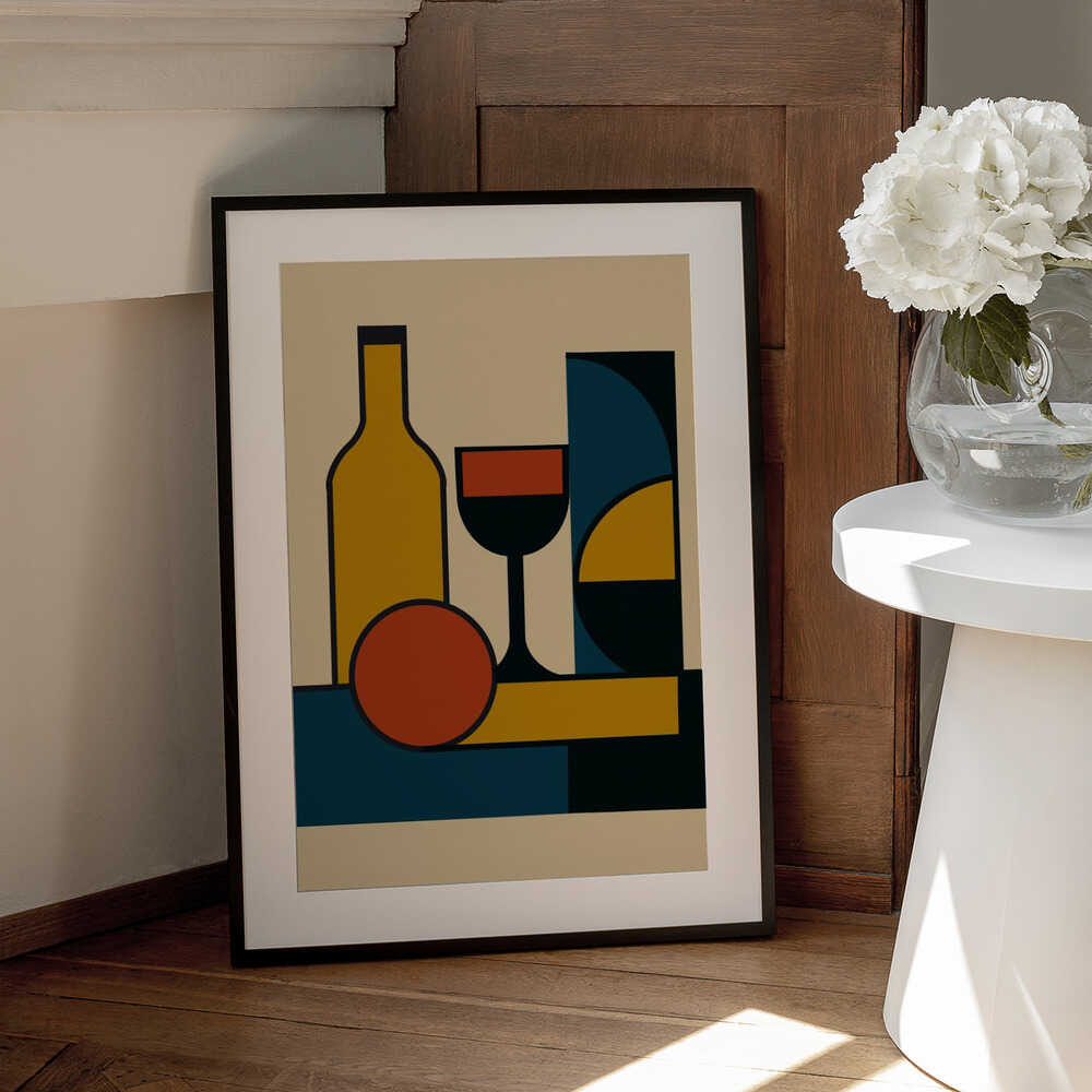 Wall art Geometric Still Life Composition