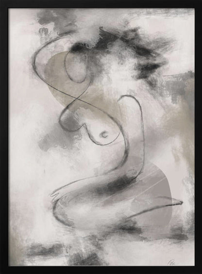  Resting Wall Artwork In Black Floating Frame