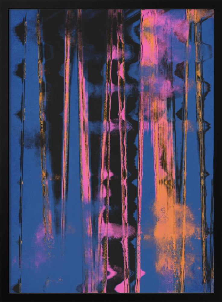  Time Machine (Blue) Wall Artwork Gallery Wrapped (Ready to Hang)