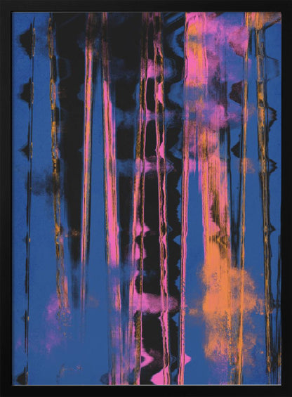  Time Machine (Blue) Wall Artwork Gallery Wrapped (Ready to Hang)