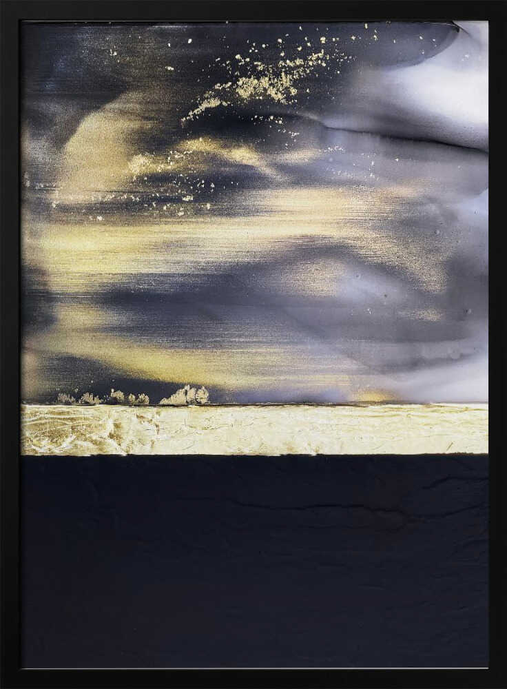 Wall art Gold Noir 2