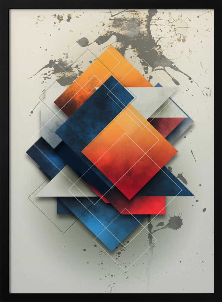 Wall art Geometric Vintage Art 16