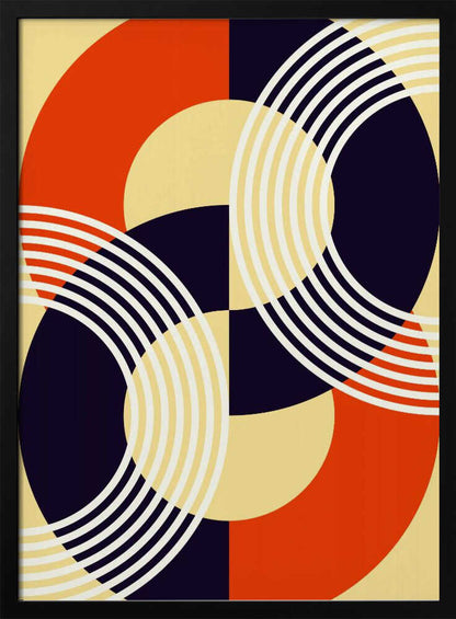 Wall art Interwoven Circles