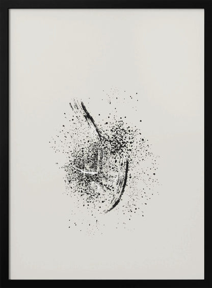 Wall art Brush splatters #2