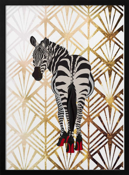 Wall art Zebra Hells Art Deco