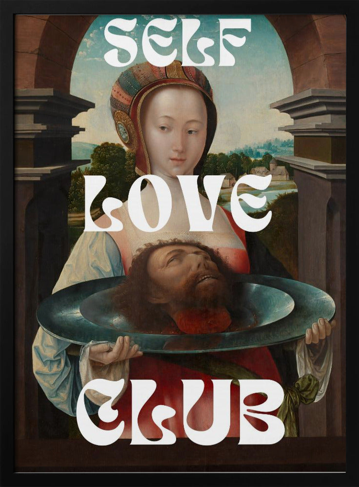 canvas prints Self Love Club No. 424X36inches- White Frame