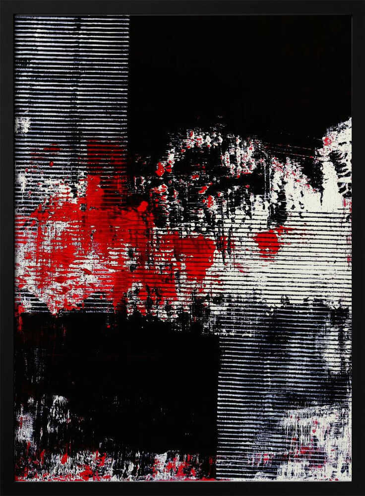 Wall art Crimson Echoes