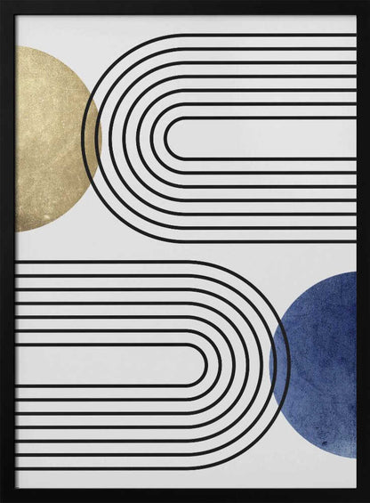 Wall art Curves and Circles