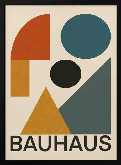 Wall art Geometric Bauhaus Composition