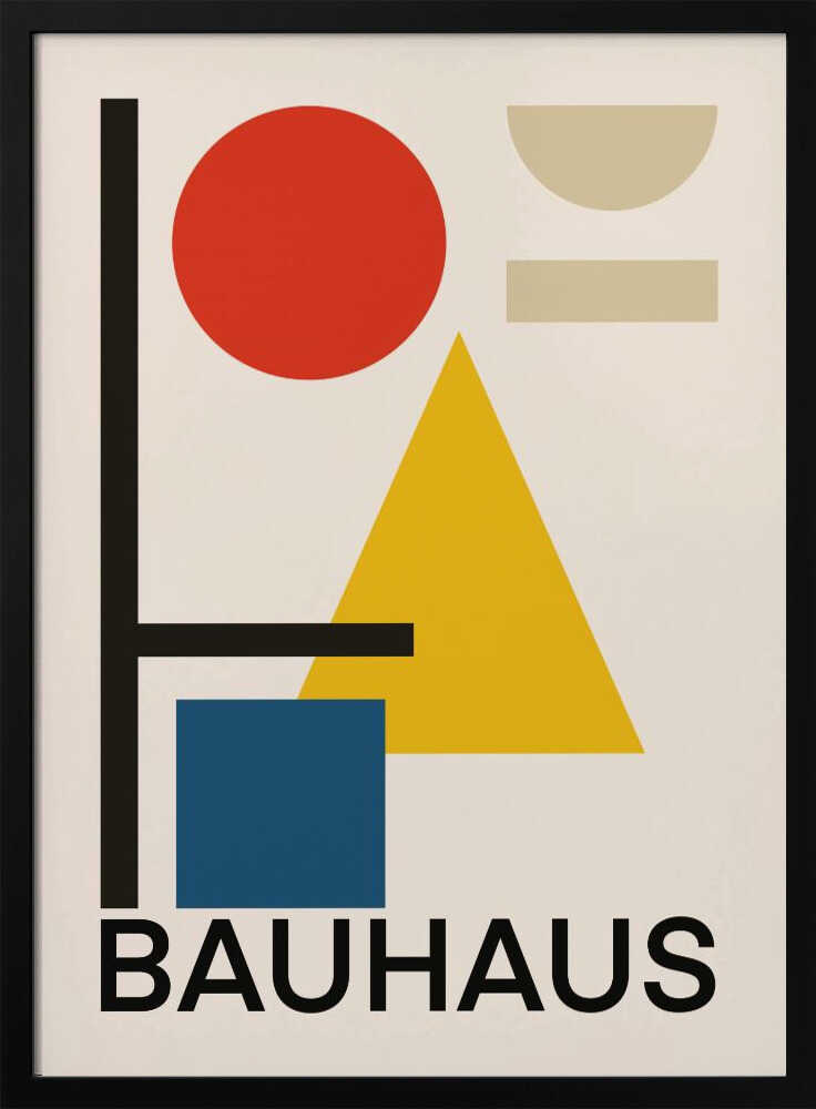 Wall art Geometric Bauhaus Design #2