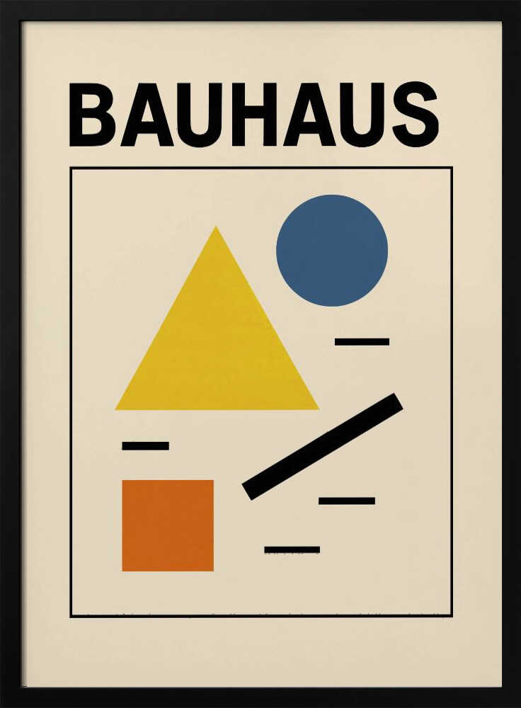 Wall art Bauhaus minimalist 06