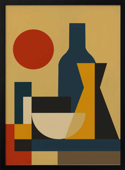 Wall art Geometric Still Life Composition 02