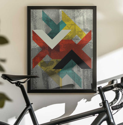 Wall art Abstract Geometric Pattern
