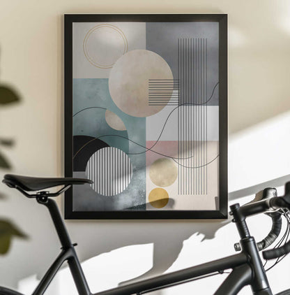 Wall art Pastel Geometry Collage