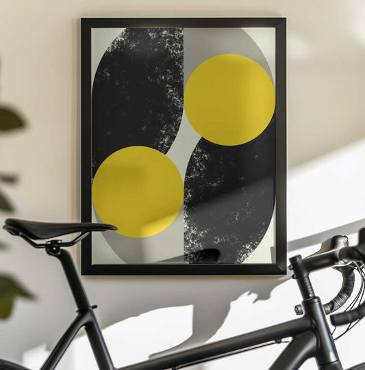 Wall art Duality in Motion