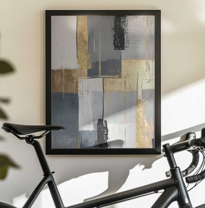 Wall art Golden Greys 3