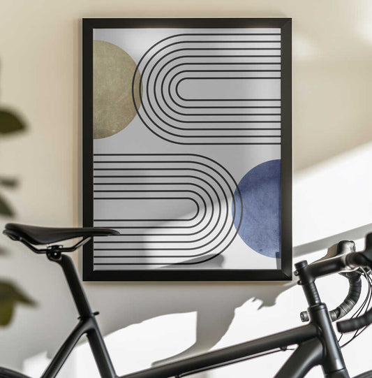 Wall art Curves and Circles